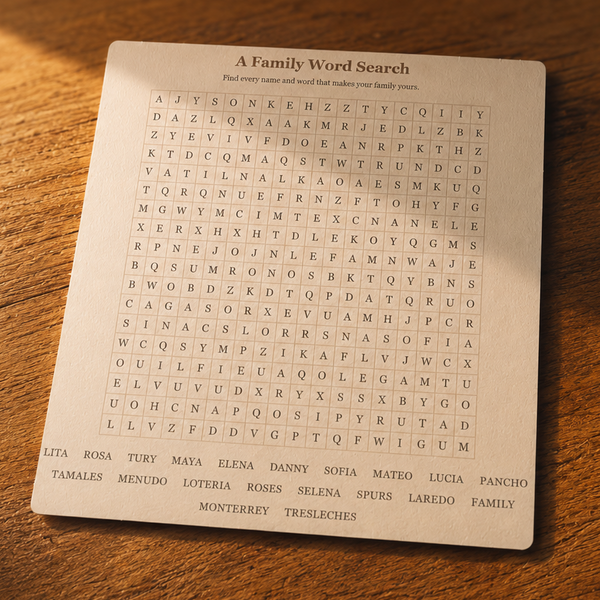 Family Word Search